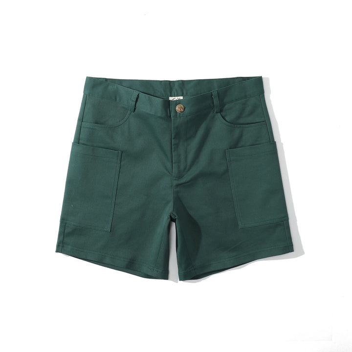Men's utility shorts made from stretch cotton blend – Finn-Blue-XS-State of Style