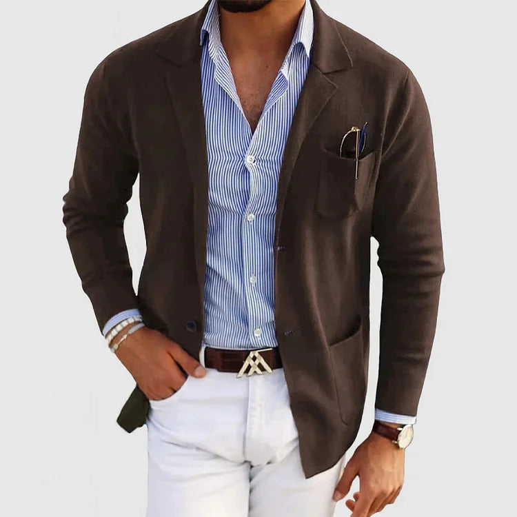 Men's Waistcoat with Style and Comfort - Milo-Brown-XS-State of Style
