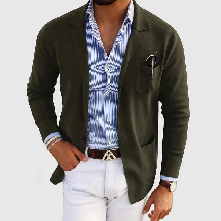 Men's Waistcoat with Style and Comfort - Milo-Dark Brown-XS-State of Style