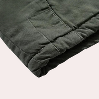 Men's Winter Jacket with Warm Hood - Logan-Green-S-State of Style