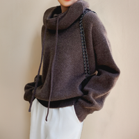 Merino Wool Ladies' Turtleneck - Lena-Green-S-State of Style
