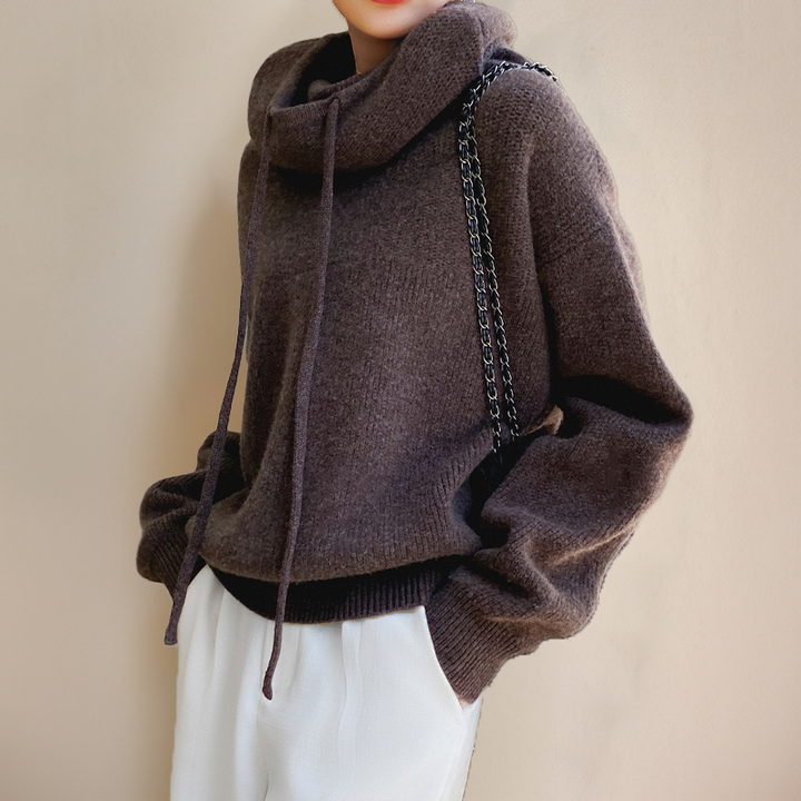 Merino Wool Ladies' Turtleneck - Lena-Green-S-State of Style