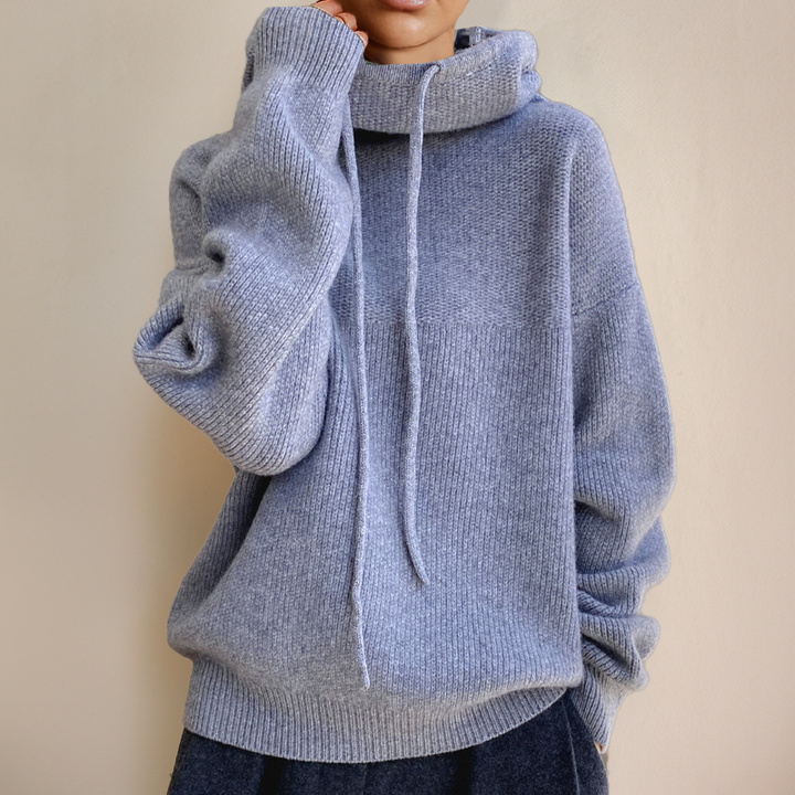 Merino Wool Ladies' Turtleneck - Lena-Grey-S-State of Style