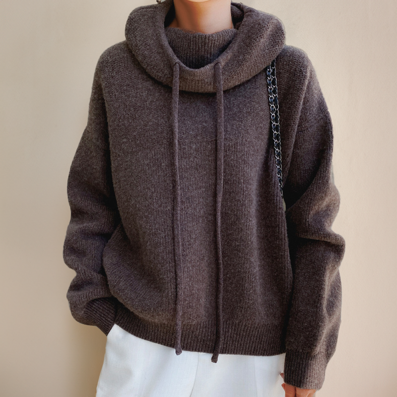 Merino Wool Women's Turtleneck - Lena-Brown-XS-State of Style