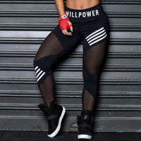 MeshFlex High-Waisted Plus-Size Sports Leggings-Black-2XL-State of Style