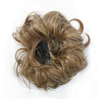 Messy Clip-in Bun with Side Clip – Elina-Black-State of Style