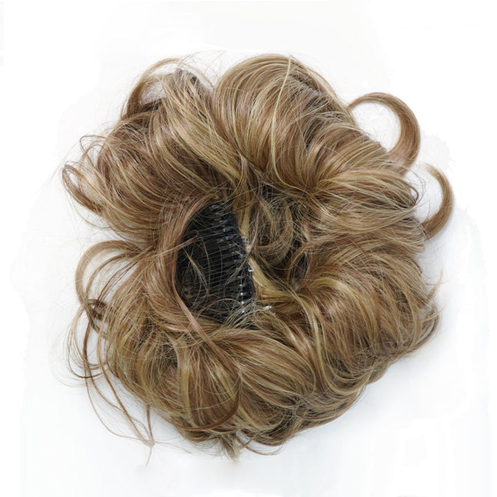 Messy Clip-in Bun with Side Clip – Elina-Black-State of Style