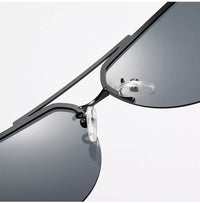 Metal Frame Polarized Sunglasses – Stylish & Functional Eyewear-Black-State of Style