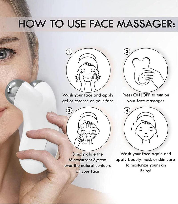 Microcurrent Facial Massager - FirmGlow-State of Style