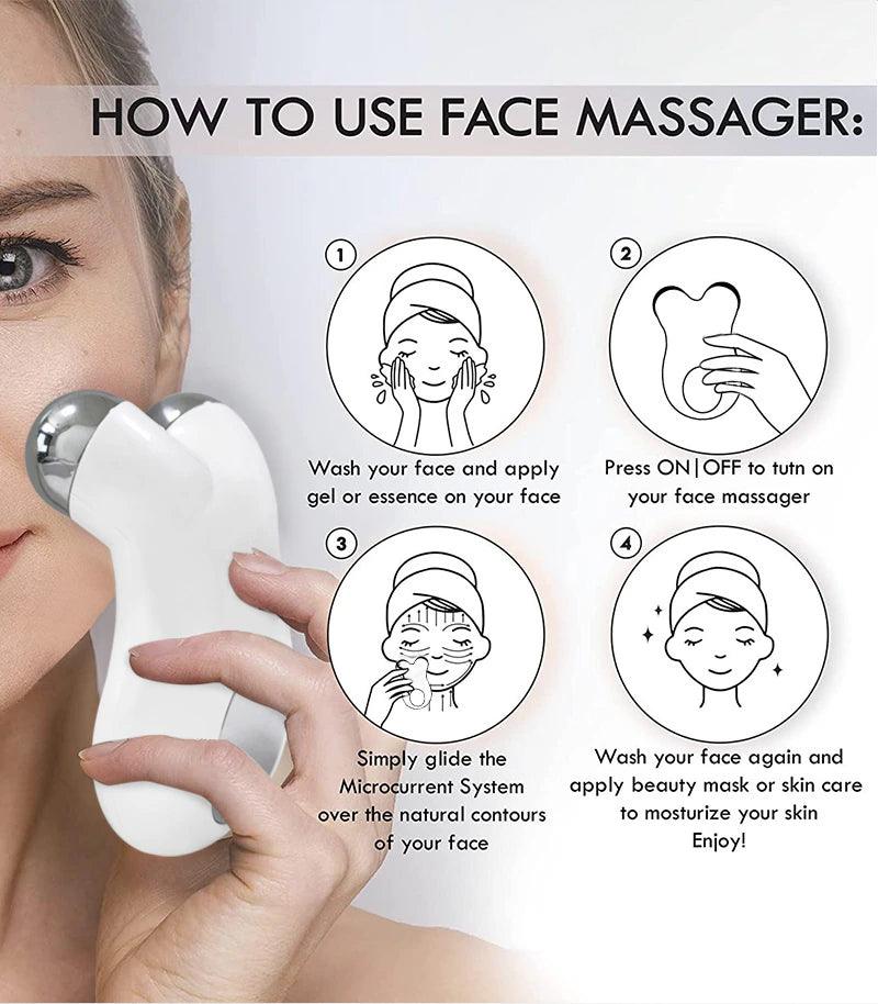 Microcurrent Facial Massager - FirmGlow-State of Style