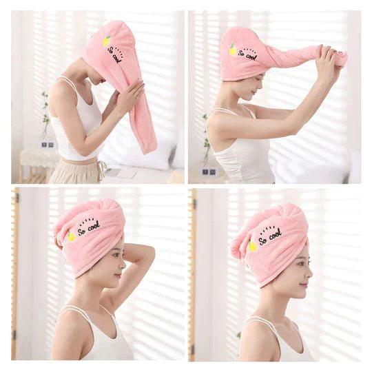 Microfiber Hair Towel - HairDry Pro-Dark blue-State of Style