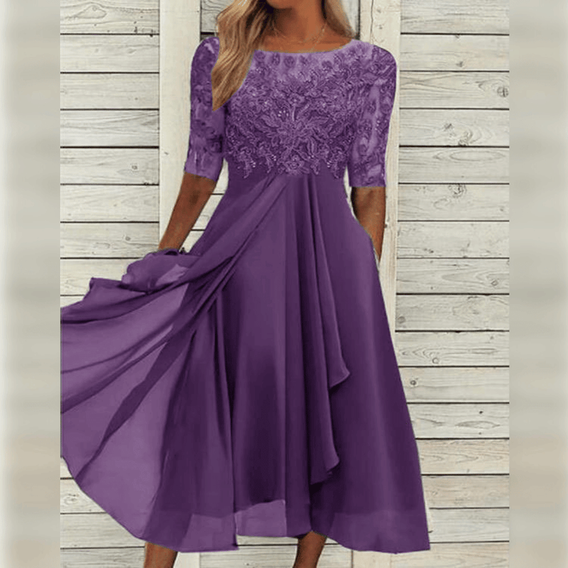 Midi Dress for Every Occasion - Elena-Lilac-S-State of Style