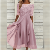 Midi Dress for Every Occasion - Elena-Pink-S-State of Style