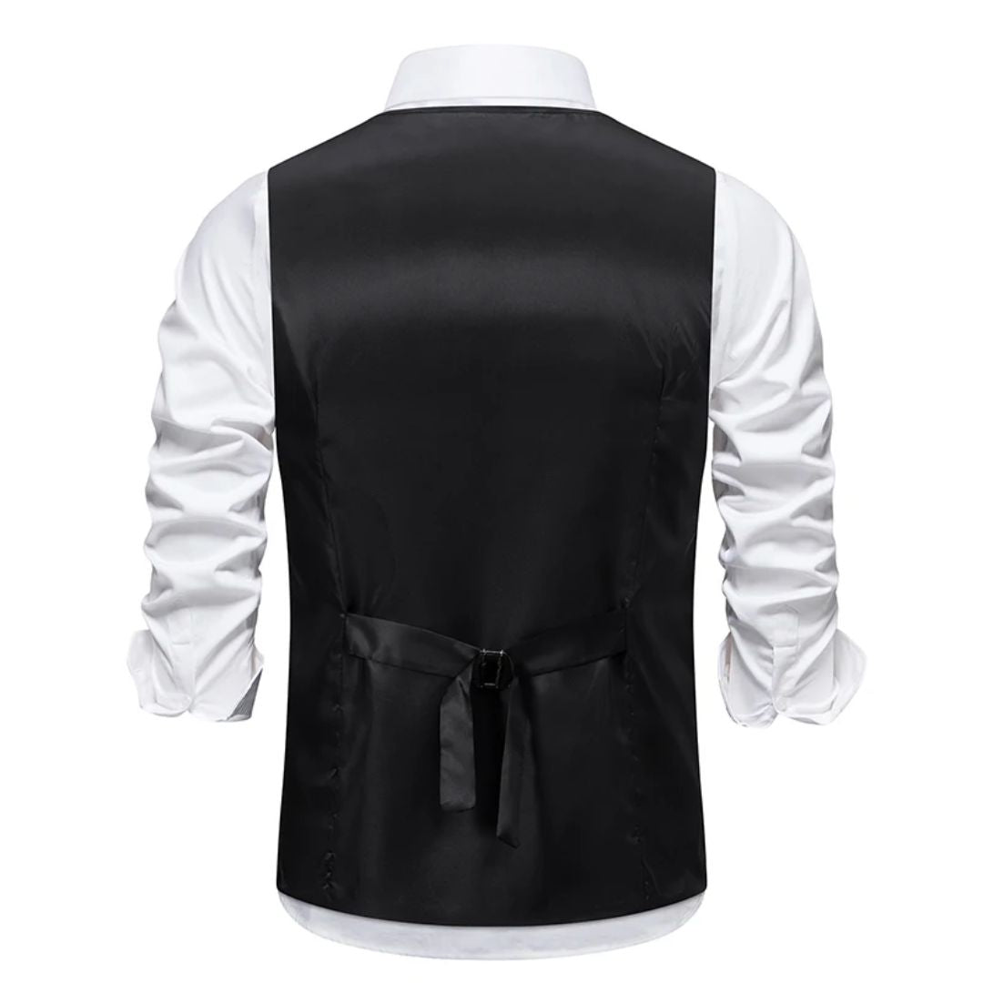 Miguel Traditional Vest – Vintage Green Suede Waistcoat with Sleek Fit-Green-S-State of Style