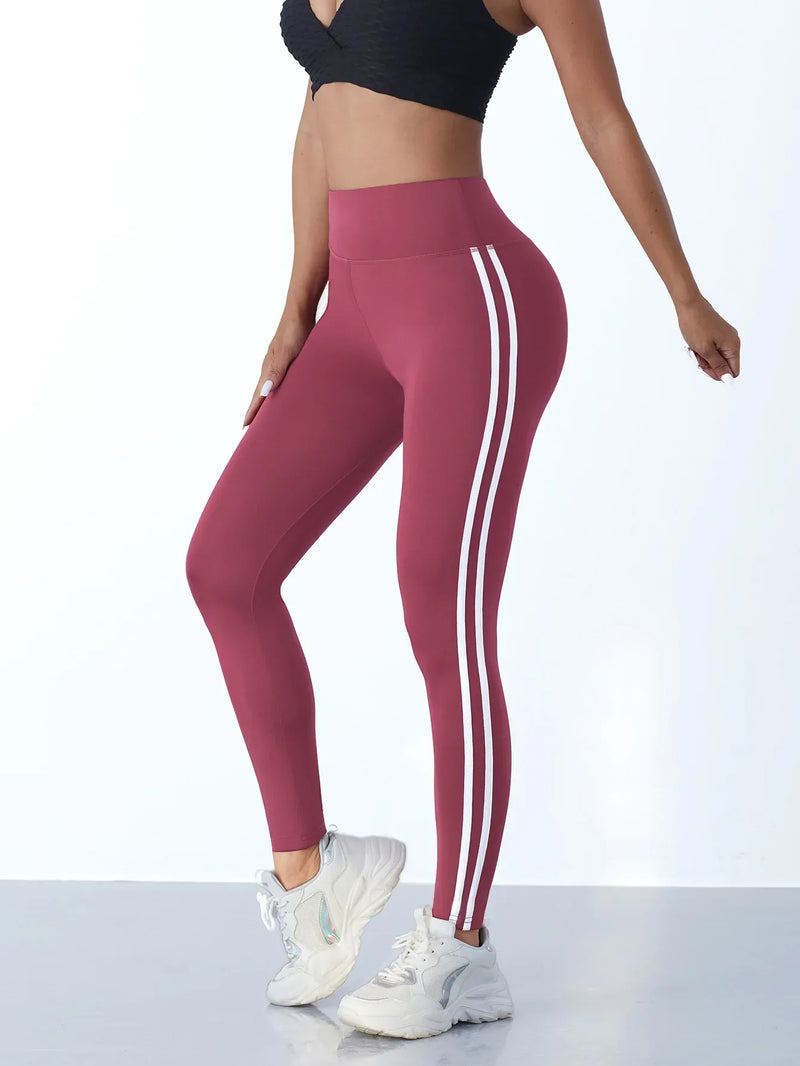 Mila High-Waist Yoga Leggings-Grey-S-State of Style