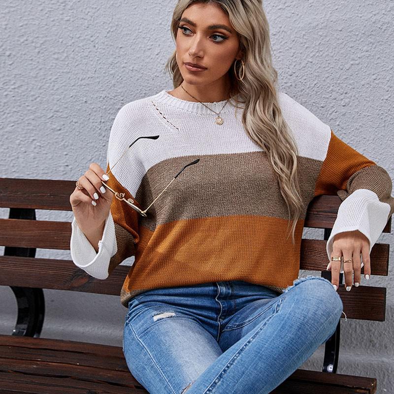 MilanasShirt | Women's Relaxed Fit Knit Sweater-S-State of Style