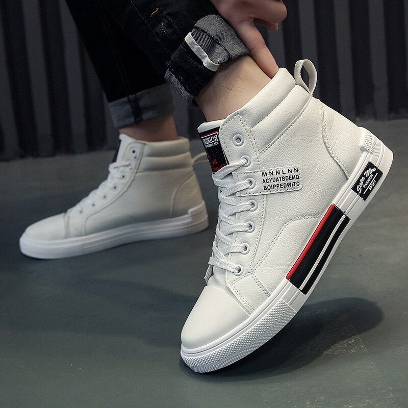MilasShoe | Women's Elegant High-Top Footwear-White-8.0-State of Style