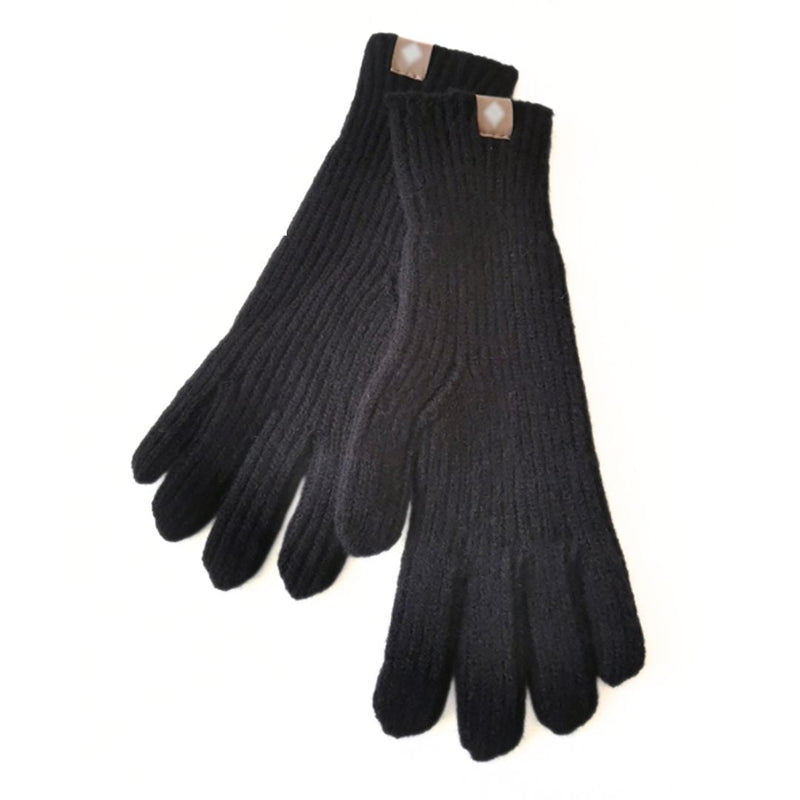 Miles Knitted Gloves | Casual & Stylish-Black-State of Style