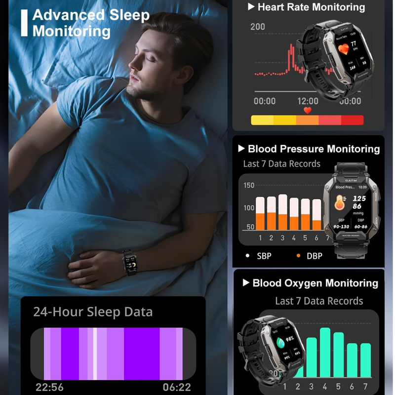Military Tactical Smartwatch - Steven-State of Style
