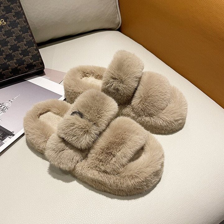 MilliesSlippers | Women's Cosy Indoor Slippers-Khaki-3.0-State of Style