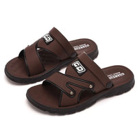 Milo - Donkerbruine Slippers-Donkerbruin-40-State of Style