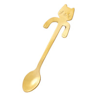 Mini Cat Spoon in Stainless Steel - Whiskra-Gold-State of Style