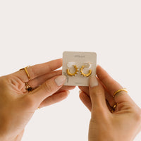 Mini Pearl Earrings - Liora-State of Style