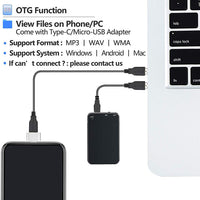 Mini Voice-activated Recorder - EchoNote-8GB-State of Style