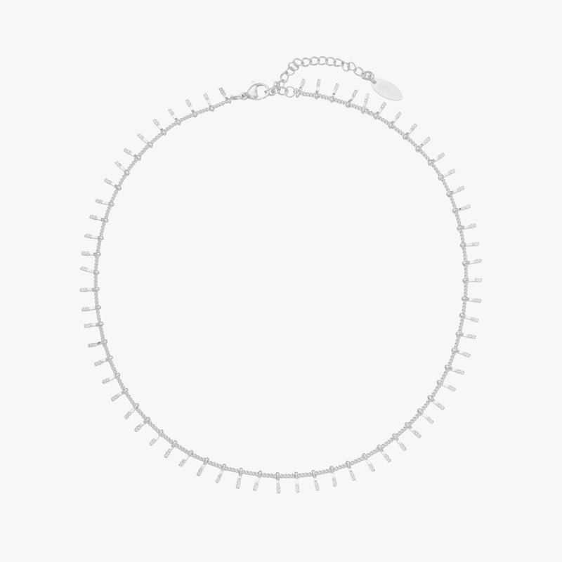 Minimalist Choker for Women - Antigua-Silver-State of Style