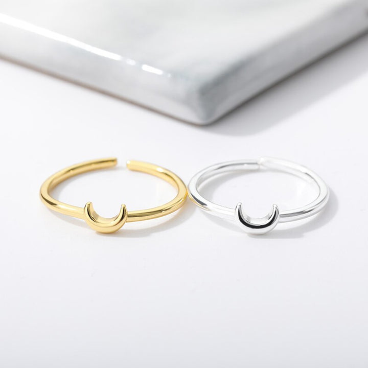 Minimalist Crescent Ring - Nova-Gold-State of Style