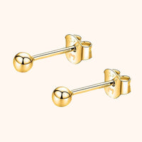 Minimalist Earrings - Lunara-0.2 cm-18K gold plated-State of Style