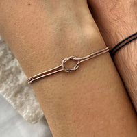 Minimalist Knot Bracelet – Elva-Pink-State of Style