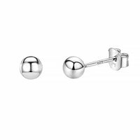 Minimalist Stud Earrings - Lunara-3 mm-Silver-State of Style