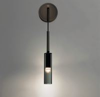 Minimalist Wall Lamp with Smoke Glass - Orvane-State of Style