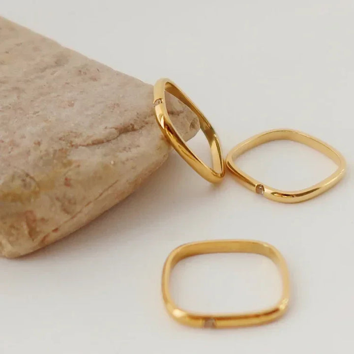 Minimalist Zirconia Ring - Leona-5-State of Style
