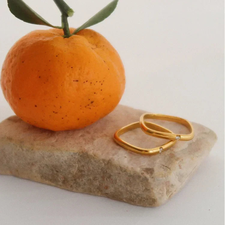 Minimalist Zirconia Ring - Leona-5-State of Style
