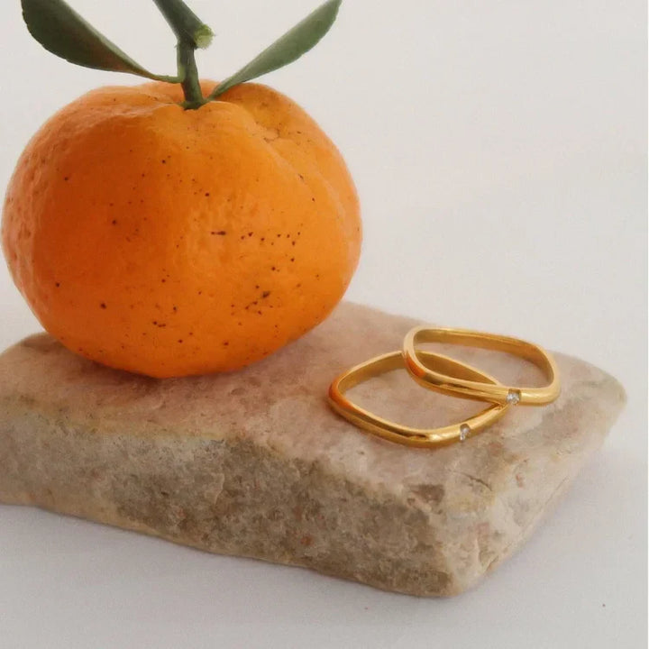 Minimalist Zirconia Ring - Leona-5-State of Style