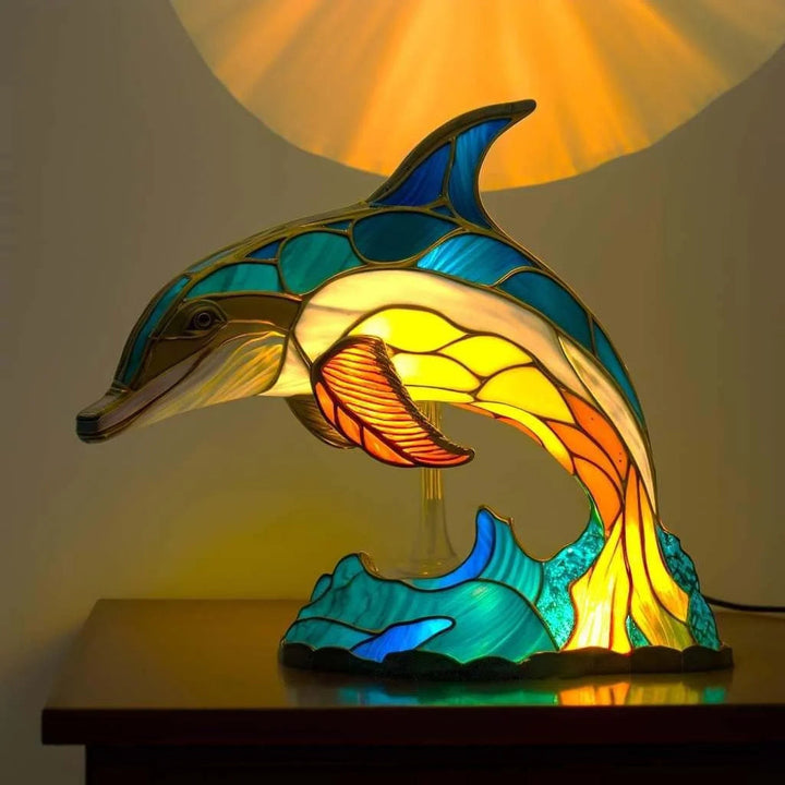 Modern Art Lamp - LumiAura-Dolphin-15CM-State of Style