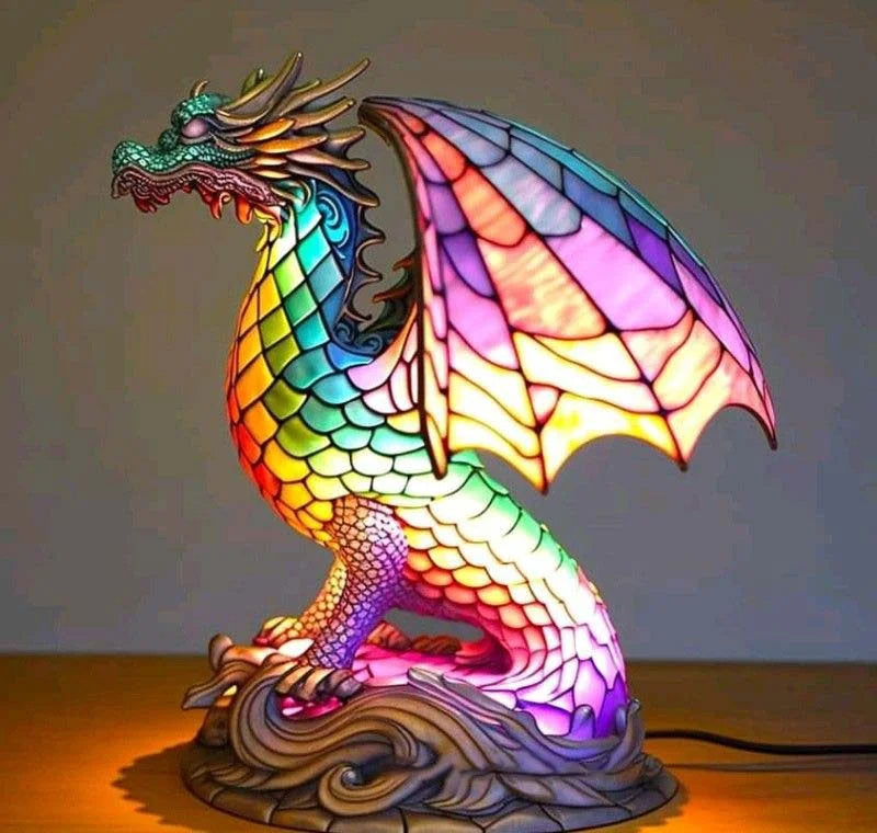 Modern Art Lamp - LumiAura-Dragon-15CM-State of Style