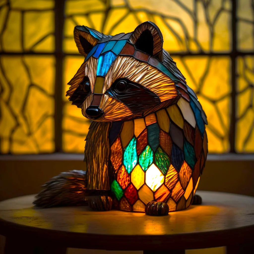 Modern Art Lamp - LumiAura-Raccoon-15CM-State of Style