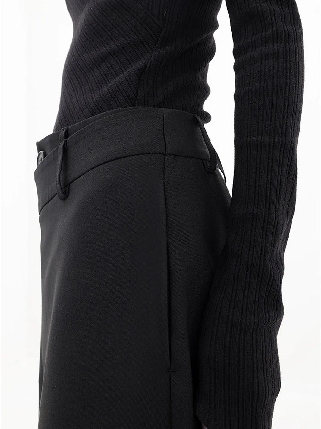 Modern Baggy Ladies Trousers - Emma-Black-S-State of Style