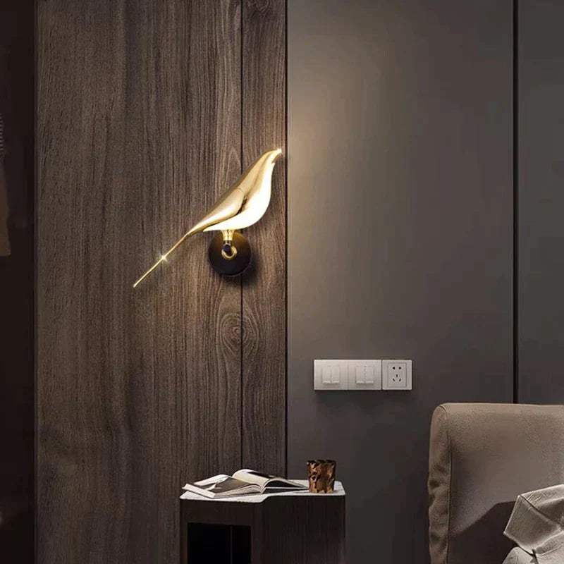 Modern Birds Wall Lamp - AviaryGlow-1 Bird Wall Lamp-State of Style