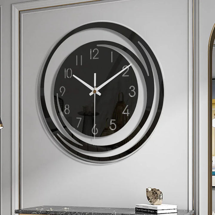 Modern Black Wall Clock made of Acrylic - ScandiTime-State of Style