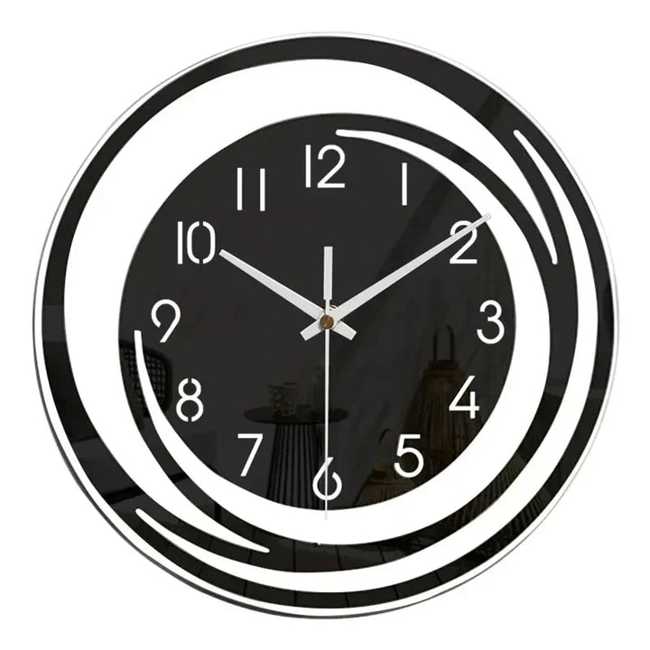 Modern Black Wall Clock made of Acrylic - ScandiTime-State of Style