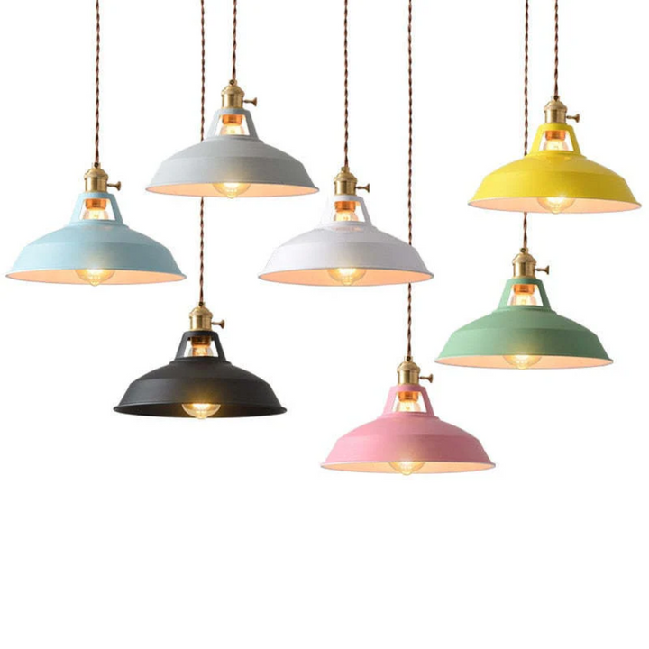 Modern Colourful LED Pendant Light - ChromaLuxe-Blue-Warm White-State of Style