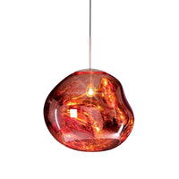Modern Glass Ceiling Light - LunaLux-20 cm-Silver-State of Style