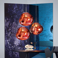 Modern Glass Ceiling Light - LunaLux-20 cm-Silver-State of Style