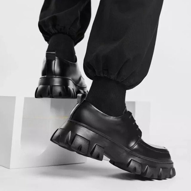 Modern Learning Shoes with Thick Sole - Ethan-Black-5.0-State of Style