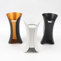 Modern LED Outdoor Wall Lamp - LumiEdge-Black and Gold-Small 6W-Warm white-State of Style
