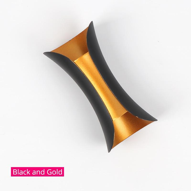 Modern LED Outdoor Wall Lamp - LumiEdge-Black and Gold-Small 6W-Warm white-State of Style